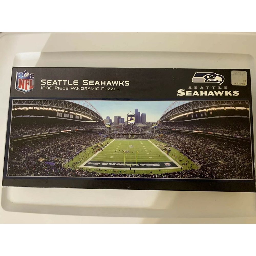 New MasterPieces NFL Seattle Seahawks 1000 Piece Stadium Panoramic Jigsa…‎